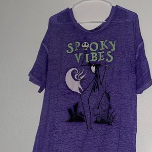 Jack and Zero “Spooky Vibes” Pj shirt